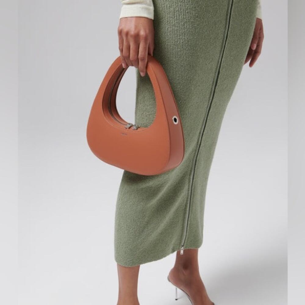 Coperni Brown Baguette Swipe Bag